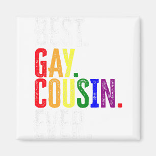 Bester Gay Cousin je LGBT Pride Gay Cousin Geschen Magnet