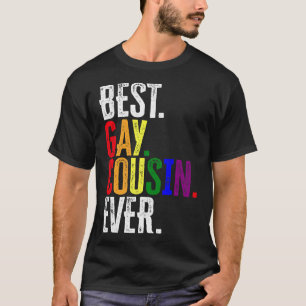 Bester Gay Cousin je LGBT Pride Gay Cousin Geschen T-Shirt