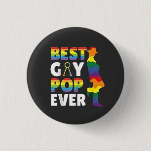 Bester Gay Pop je LGBT Prix Monat Großvater Vater Button