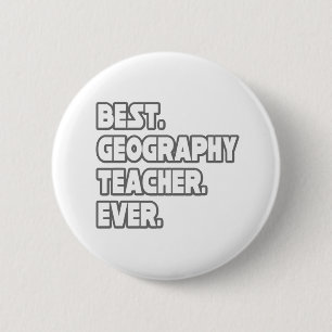 Bester Geografie-Lehrer je Button