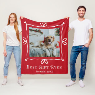 Bester Geschenke-Ever Haustier-Hund-Foto-Geschenk Fleecedecke