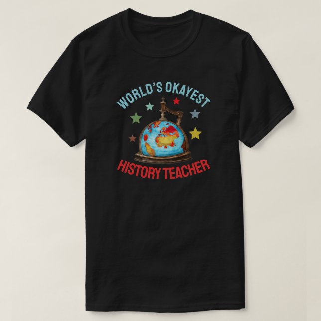 Bester Geschichtslehrer der Welt T-Shirt (Design vorne)