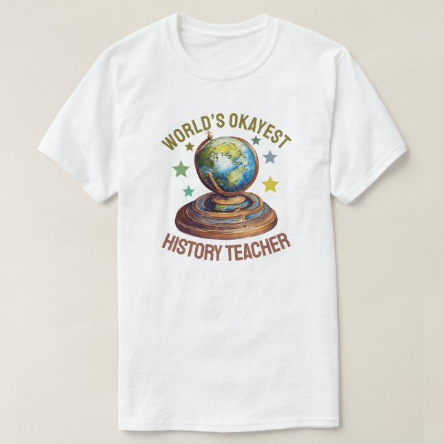 Bester Geschichtslehrer der Welt T-Shirt (Design vorne)