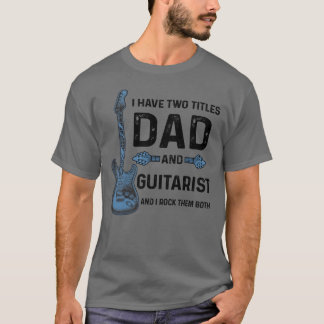 Bester Gitarre Papa Opa Geschenk jemals T-Shirt