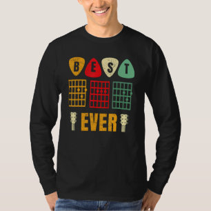 Bester Gitarre-Vater Aller Zeiten Akkorde Bester V T-Shirt