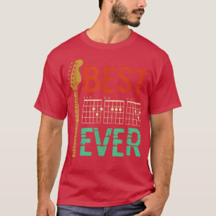 Bester Gitarrenspieler VATER je Musikakkorde Vater T-Shirt