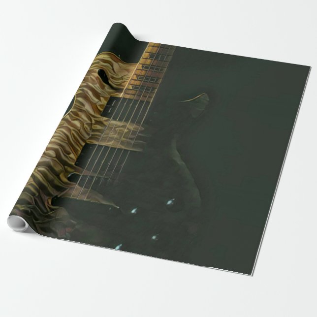 Bester Gitarrist aller Zeiten Geschenkpapier (Ungerollt)