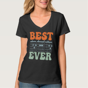 bester Gitarrist-Vater jemals Akkorde bester Vater T-Shirt