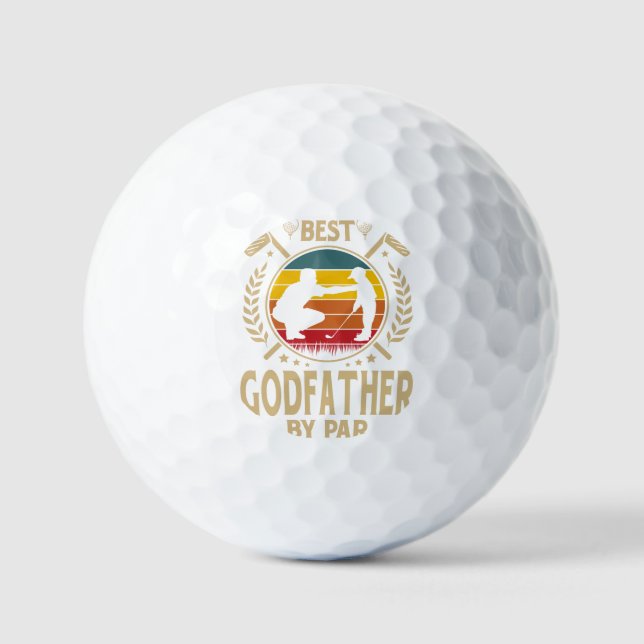 Bester GODFATHER nach Par Vintag Golfball (Vorderseite)