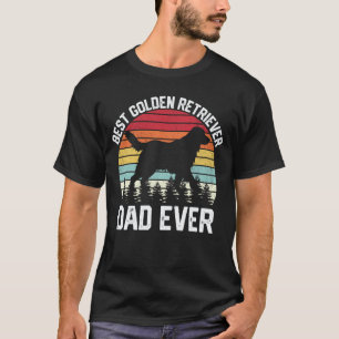 Bester Golden Retriever Vater Golden Dog Dad Für M T-Shirt