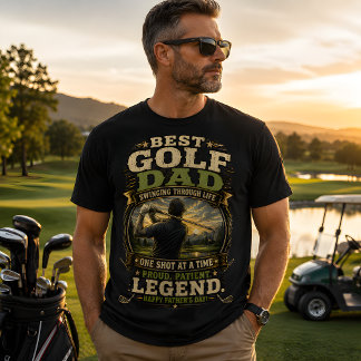 Bester Golf-Vater T-Shirt