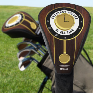 Bester Golfer aller Zeiten Großvater Uhr Golf Headcover