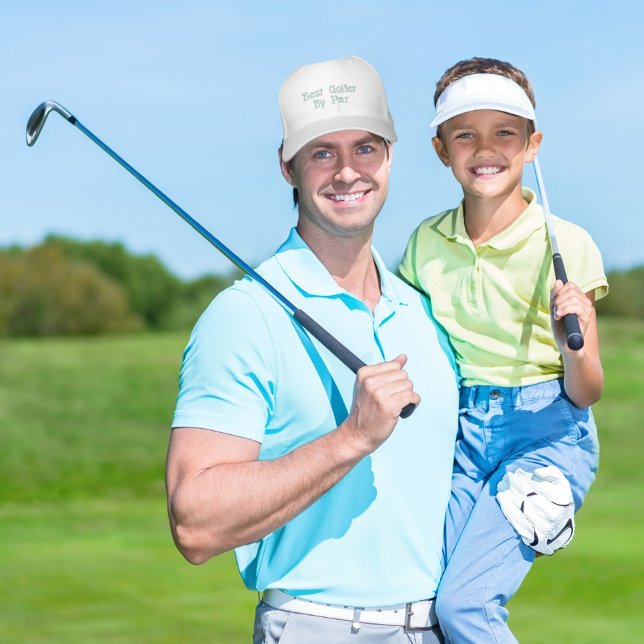 Bester Golfer nach Par Custom Bestickte Baseballkappe (Von Creator hochgeladen)