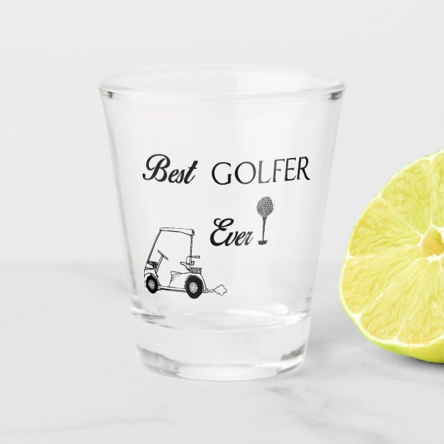 Bester Golfer Schnapsglas (Vorderseite)