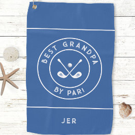 Bester Granpa nach Par | Funny Golfer Spaß Golf Golfhandtuch