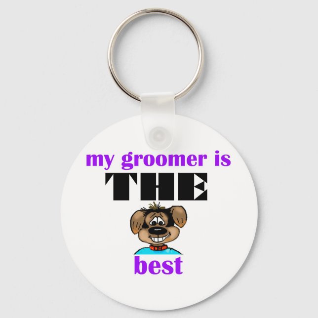 Bester Groomer Schlüsselanhänger (Vorderseite)