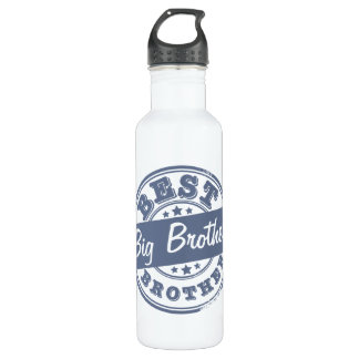 Bester großer Bruder - GummiBriefmarkeneffekt - Trinkflasche
