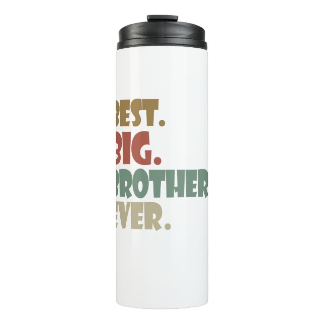 Bester großer Bruder je älter werdender Teenager-G Thermosbecher (Vorderseite)