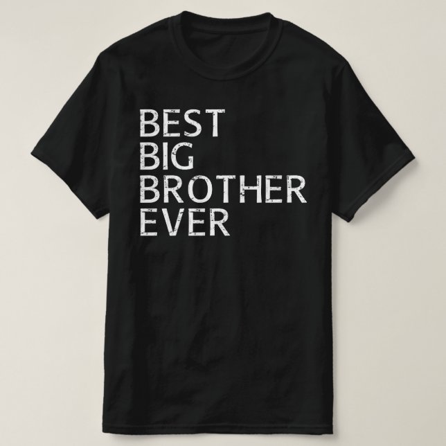 Bester großer Bruder T-Shirt (Design vorne)