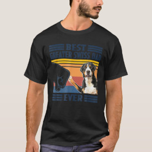Bester Großer Schweizer Vater Hunde Funny Dog T-Shirt