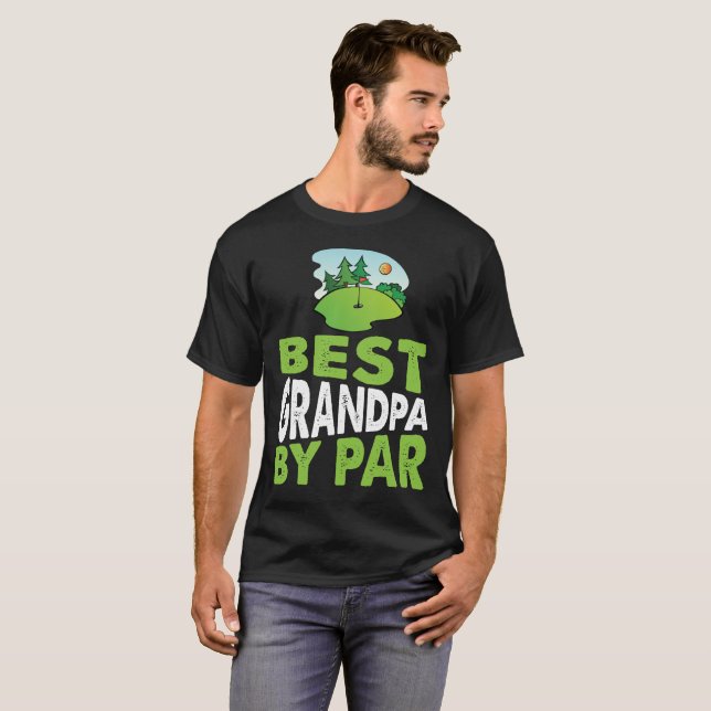Bester Großvater durch Gleichheits-Golf-Shirt T-Shirt (Vorne ganz)