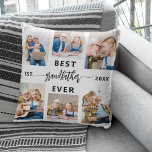 Bester Großvater je Großkinder FotoCollage Kissen<br><div class="desc">Feiern Sie die wertvolle Bindung mit dem "Besten Großvater aller Zeiten", dem Fotoklopfen der Großkinder. Dieses personalisierte Kissen besticht durch eine Collage von wertvollen Fotos, die besondere Momente mit Enkeln erfassen. Der herzliche Titel "Bester Großvater je" fügt eine liebevolle Touch hinzu. Aus hochwertigen, langlebigen Stoffen gefertigt, ist es perfekt um...</div>
