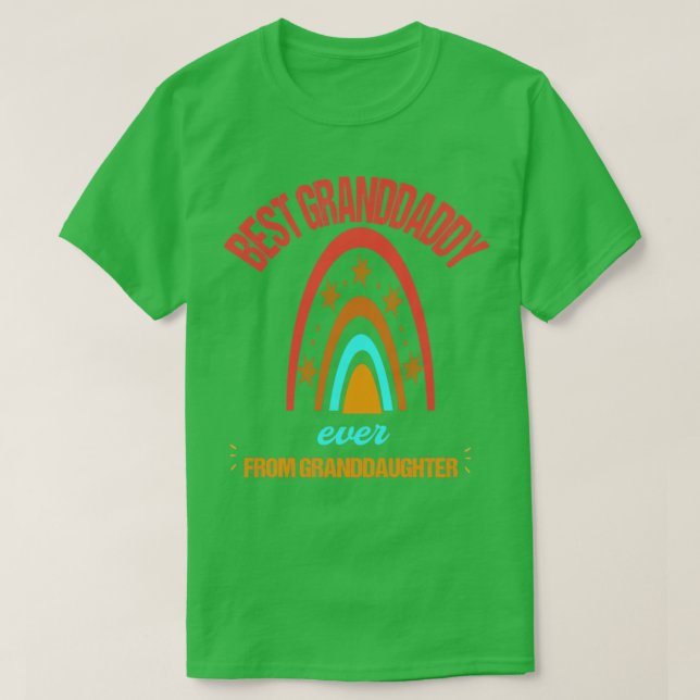 Bester Großvater je von Enkelin8 T-Shirt (Design vorne)