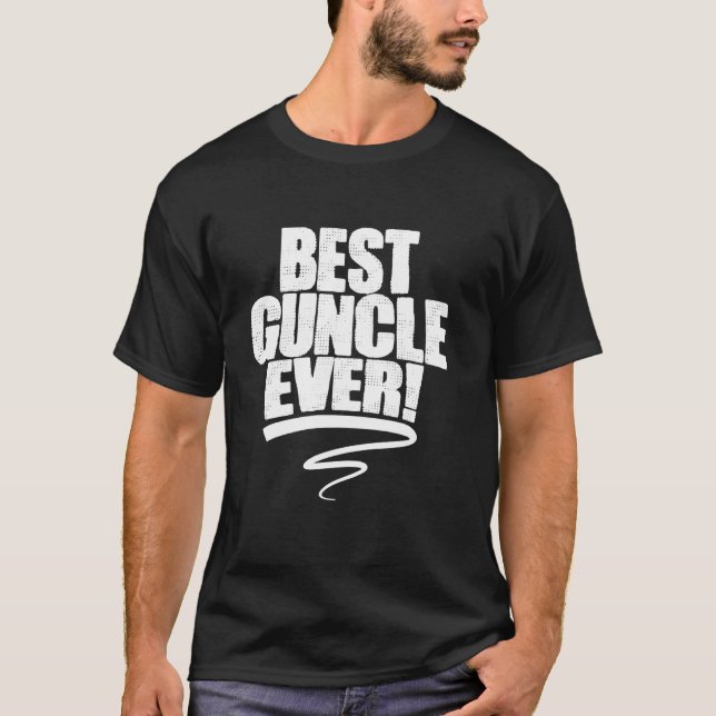 Bester Guncle Schwuler Onkel Schwuler Pride-Monat  T-Shirt (Vorderseite)