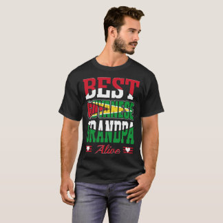Bester guyanischer Großvater-lebendiges Geschenk T-Shirt