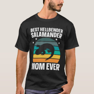 Bester Hellbender Salamander Mama Biologe Retro T-Shirt