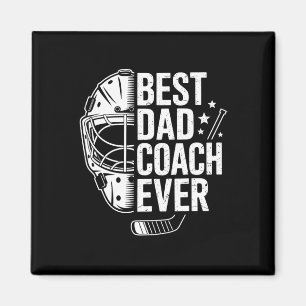 Bester Hockey-Vater-Trainer Aller Zeiten Retro-Vat Magnet