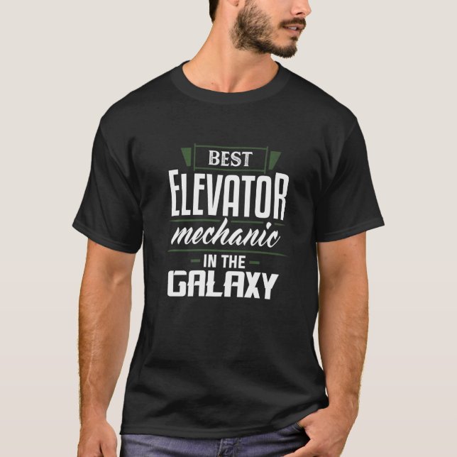 Bester Höhenmechanismus im galaxischen Techniker T-Shirt (Vorderseite)