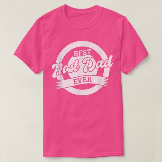 Bester Host-Vater je T-Shirt (Design vorne)