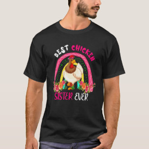 Bester Hühner-Schwester Allerzeit Niedliches Huhn T-Shirt