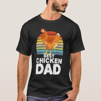 Bester Hühner-Vater Bauer Huhn T-Shirt