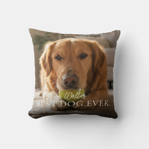 Bester Hund Aller Zeiten Name und Foto Ihres Haust Kissen