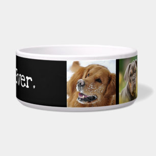 Bester Hund je Foto Collage Spaß Schwarz-weiße Sch Napf