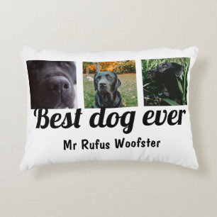 Bester Hund je Foto und Text Personalisiert Dekokissen