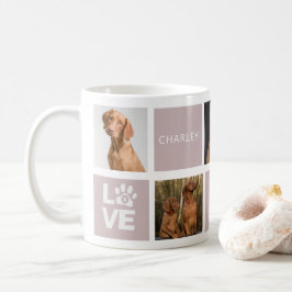Bester Hund je Rosa Personalisiert 5 Foto Tasse