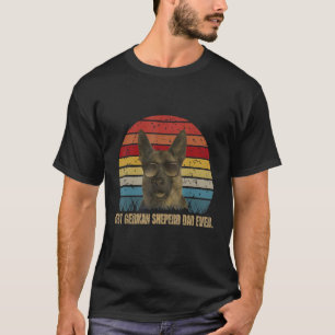 Bester Hund Papa Ever Deutscher Schäferhund Daddy T-Shirt