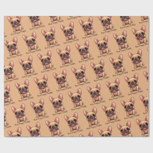 Bester Hund Papa Frenchie Französische Bulldogge H Geschenkpapier