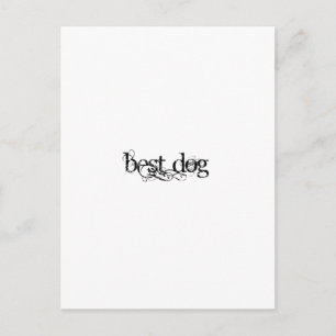 Bester Hund Postkarte