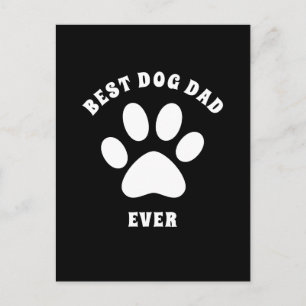 Bester Hund-Vater für jeden benutzerdefinierten Te Postkarte