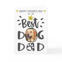 Bester Hund Vater Haustier Foto Niedlich Typografi