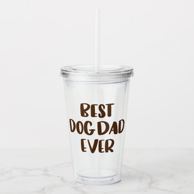  Bester Hund-Vater je Acryltrinkbecher (Vorderseite)