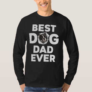 Bester Hund Vater je Boston Terrier T-Shirt