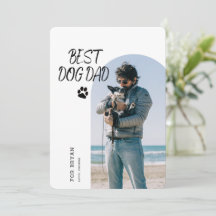 Bester Hund-Vater je | Foto-Karte des Vaters