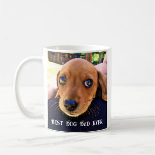 Bester Hund Vater je Foto Pet Spaß Welpe Kaffee Ta Kaffeetasse