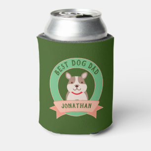 Bester Hund-Vater je Funny French Bulldog Welpenhu Dosenkühler