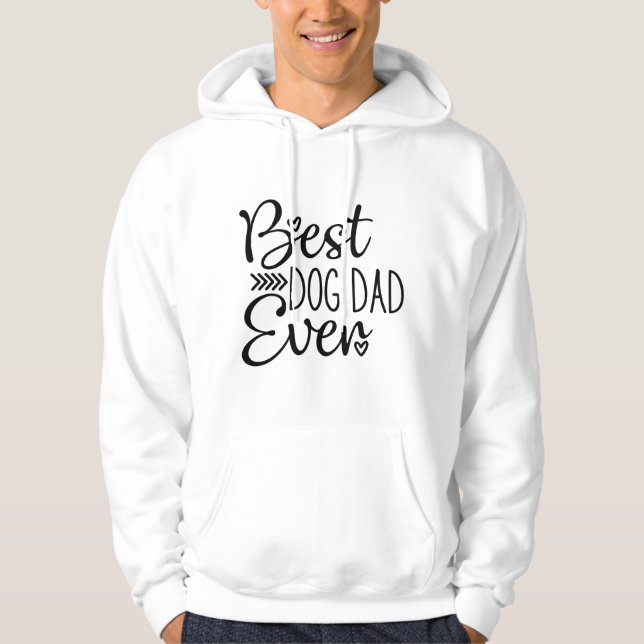 Bester Hund-Vater je Hoodie (Vorderseite)